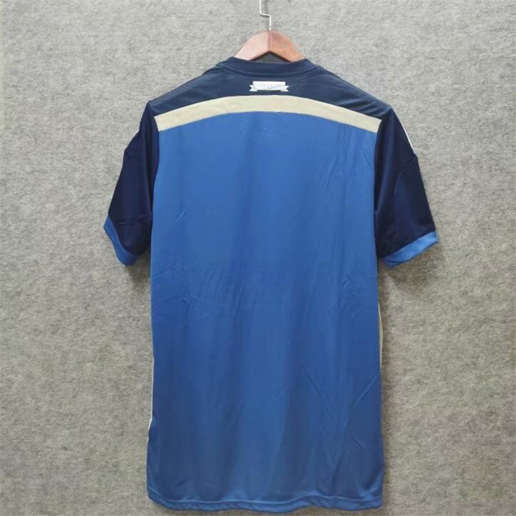 High Performance Argentina 2014 World Cup Away Blue Soccer Jersey