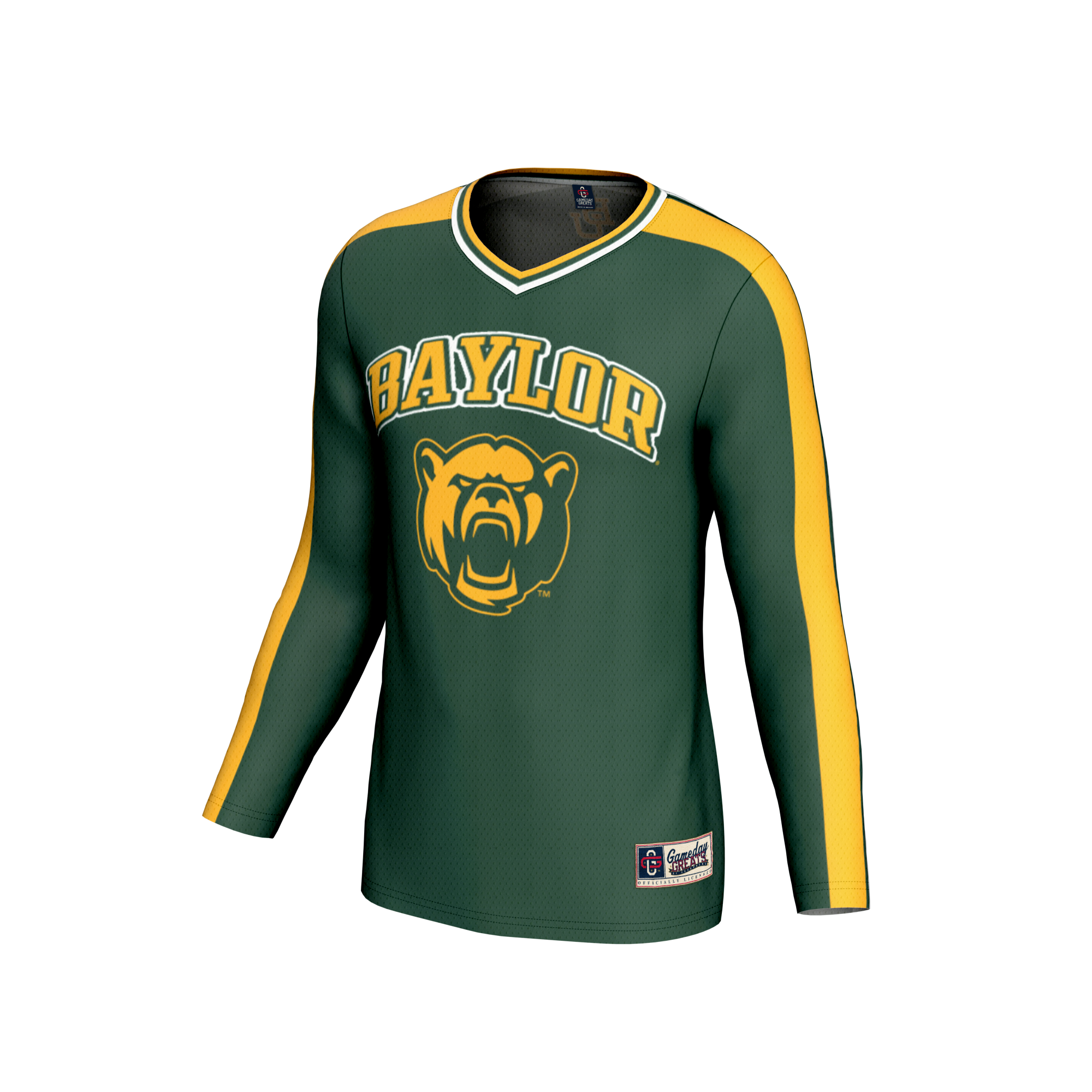 [NJP] Baylor Bears GameDay Greats Unisex Lightweight Volleyball Fashion Jersey - Green