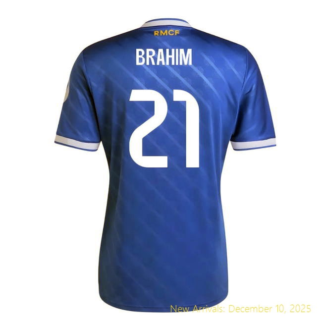 2025-2026 Real Madrid Third Shirt - Genuine Uniform (Brahim 21)