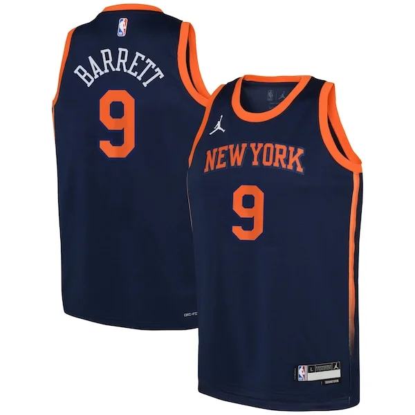 RJ Barrett NYK Swingman Jersey - superior contemporary - Navy