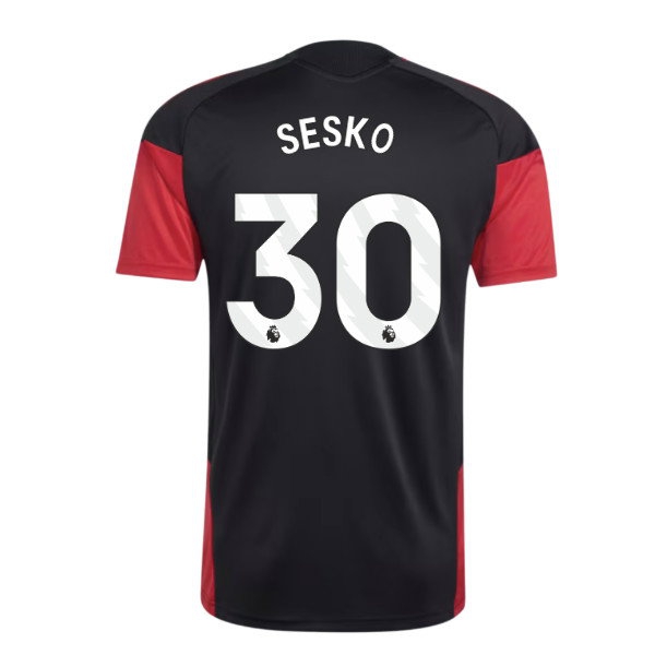 [JGK] 2026-2027 Man Utd Training Jersey (Black) (Sesko 30)