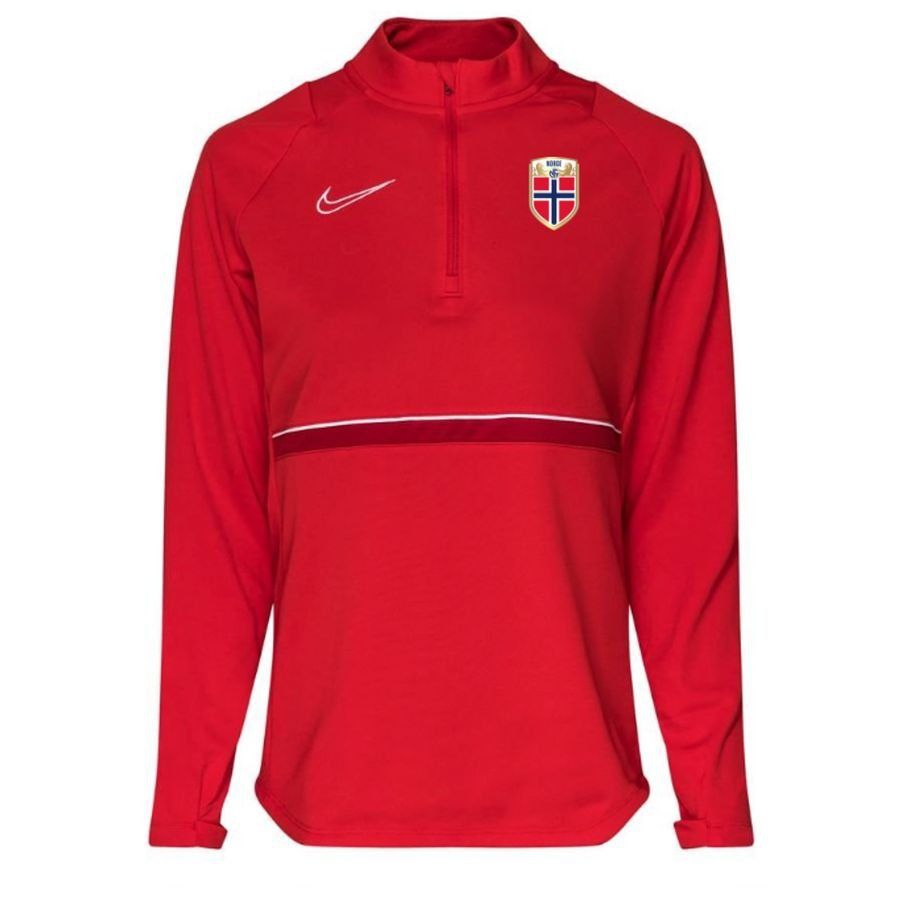 Nike Training Shirt Academy 21 Drill Top - University Red/White Women