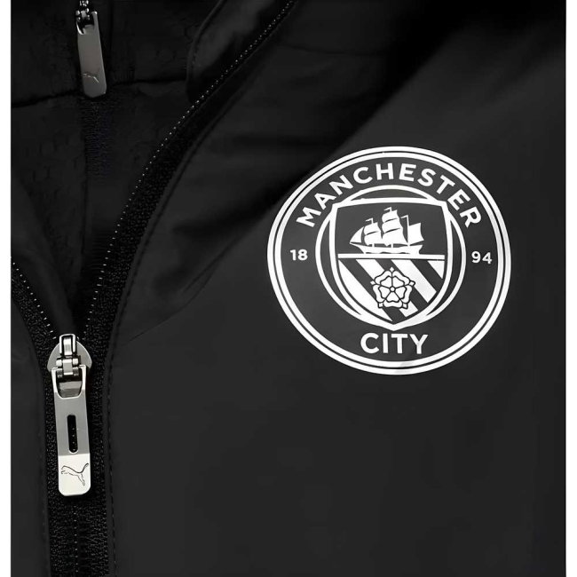 Man City Hooded Padded Coat Shirt 2025-2026 edition (Kids