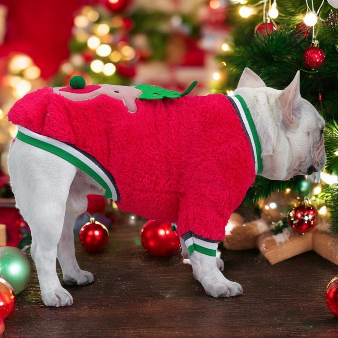 - Stylish Festive Reindeer Holiday Apparel For Dogs Indoor Comfort