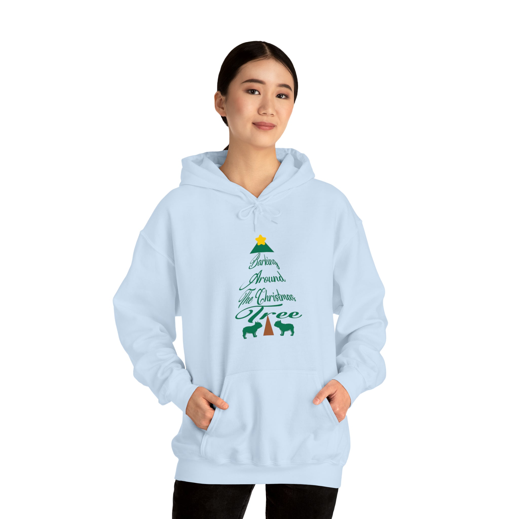 Culture-Inspired Durable Christmas Tree Unisex Hoodie for Street Style