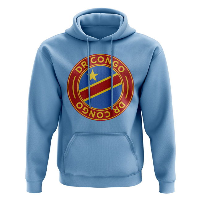 Match-Ready Tournament-Edition Dr Congo Football Badge Hoodie (Sky)