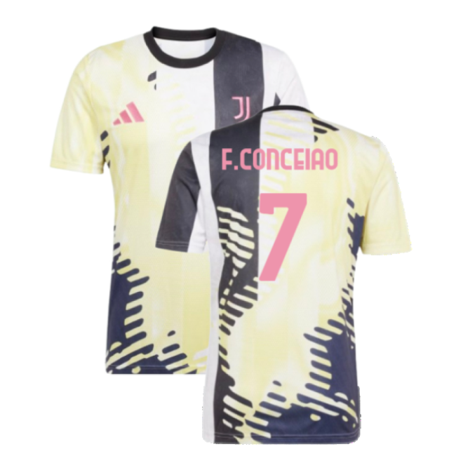 Outstanding 2025 Juve Pre-match Shirt (yellow) (fconceiao 7)