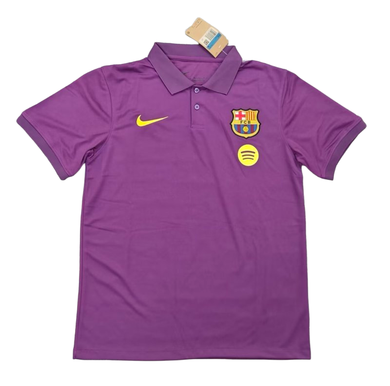 High Quality Advanced Fabric Barca 2526 Barcelona Purple Polo Shirt