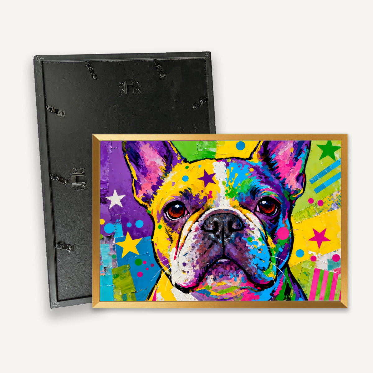 French Bulldog Hulk Framed Poster • Wall Decoration Frenchie Pet Item