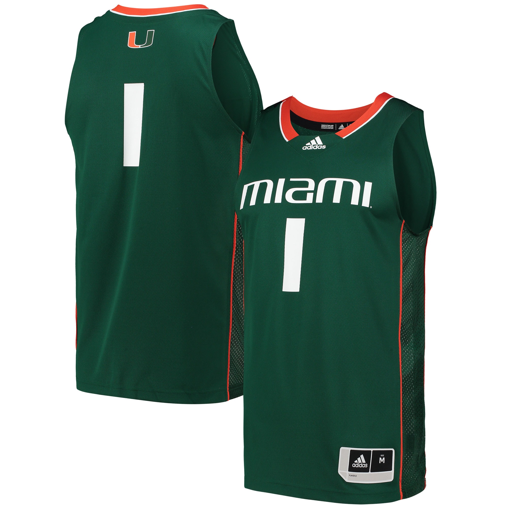 [NJP] Women's Miami Hurricanes Swingman Basketball Jersey - Green