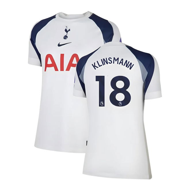 2025-2026 Tottenham Home Shirt (Womens) (Klinsmann 18)