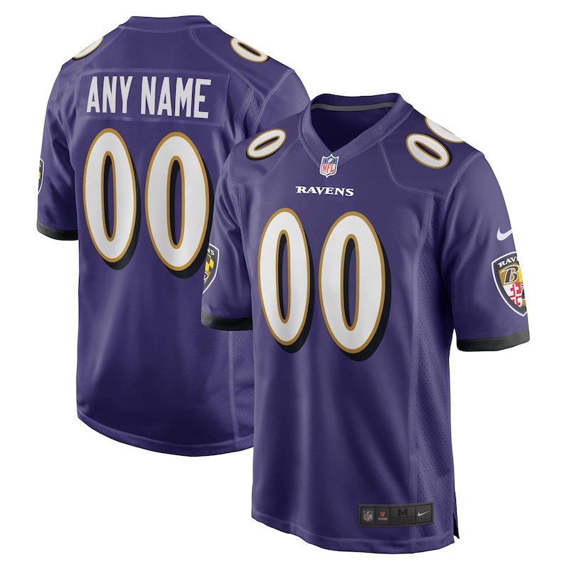 None  BAL Ravens Iconic Durable Jersey Football Apparel