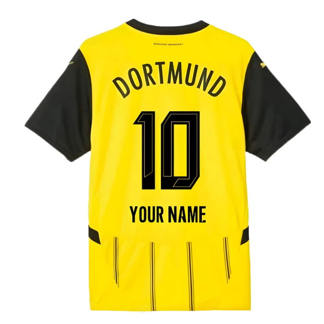 Replica 2024-2025 Borussia Dortmund Home With Retro Design