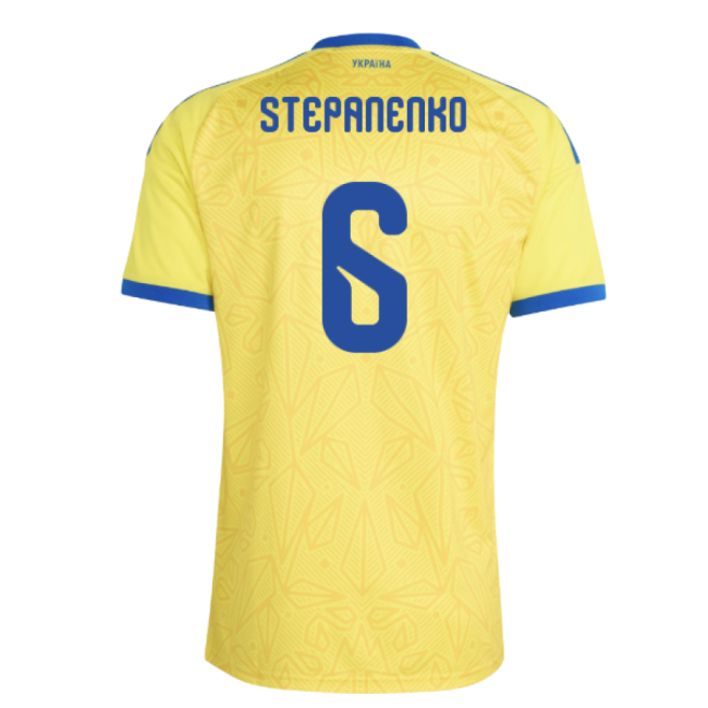 Euro Retro Style 2026-2027 Ukraine Home Shirt (Stepanenko 6) for Fa...