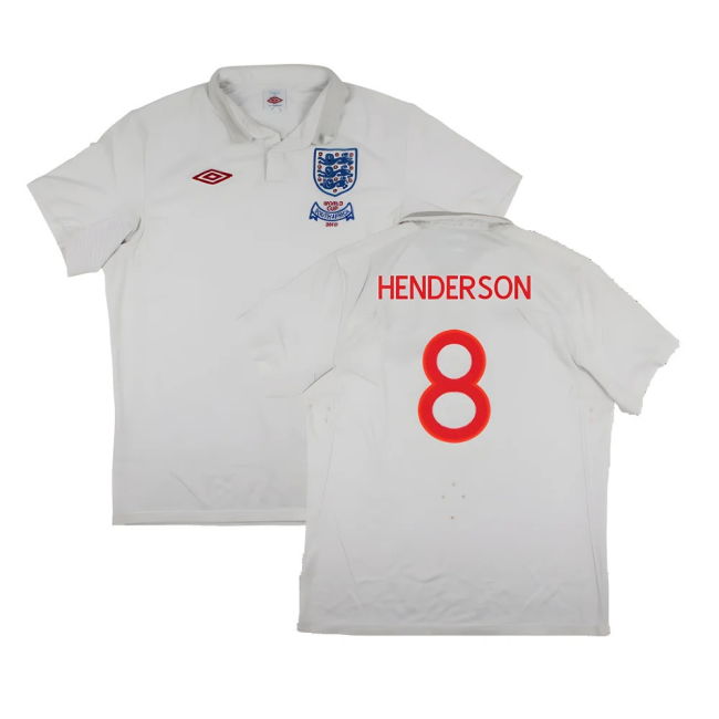 Original Replica England Home Fan Jersey for Adults (HENDERSON 8)