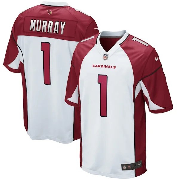 None Kyler Murray Game Jersey - White | NFL Player Jersey | NFL Footba