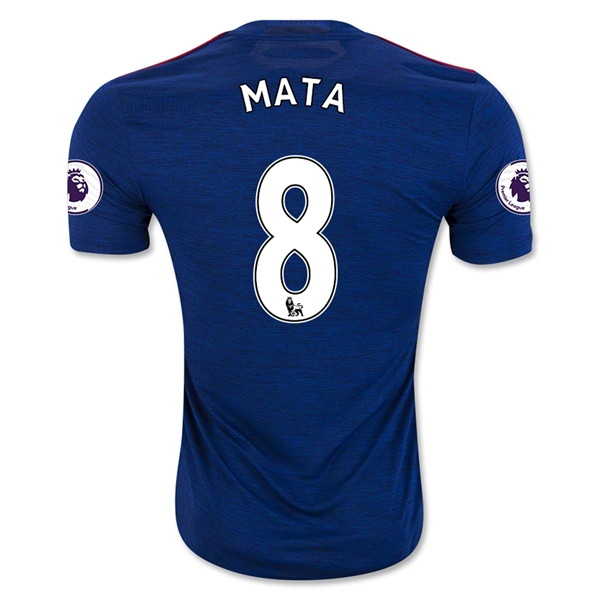 Comfort Fit Man Utd Manchester United Away 2016-17 8 MATA Soccer