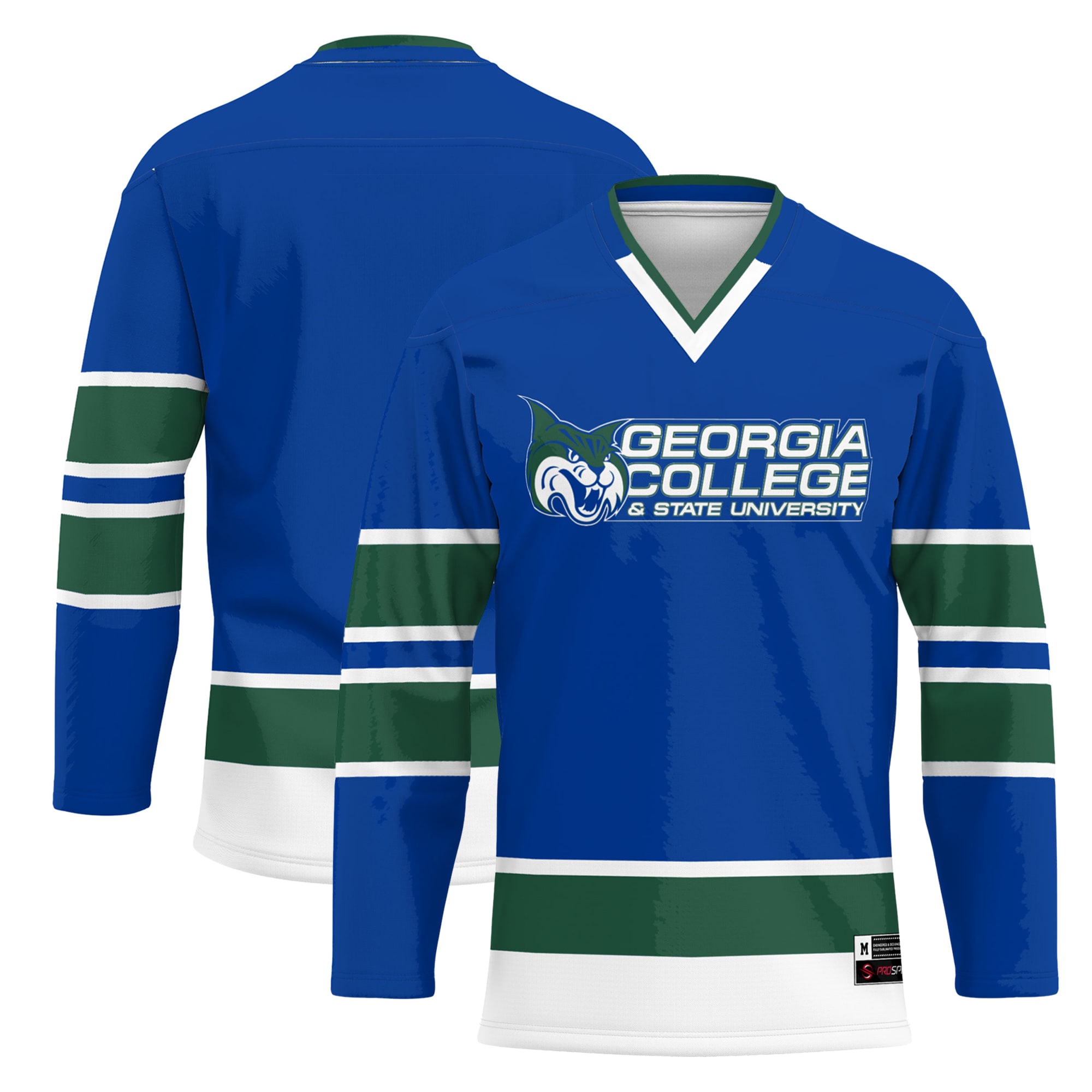 [NJP] Women's Georgia College Bobcats GameDay Greats Hockey Jersey - Blue