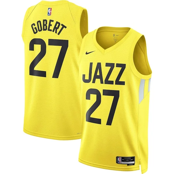 Premium-Quality Rudy Gobert UTA Swingman Jersey - Team Colors