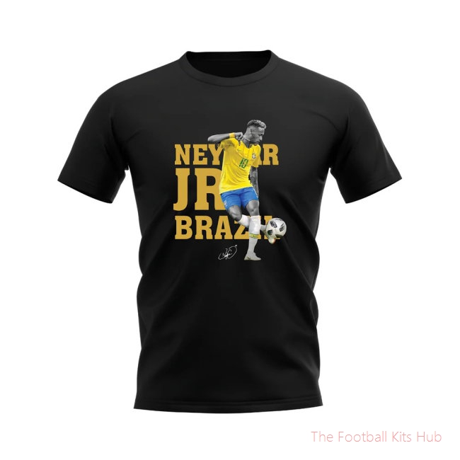 Men Neymar Brazil Player Tee (Black)