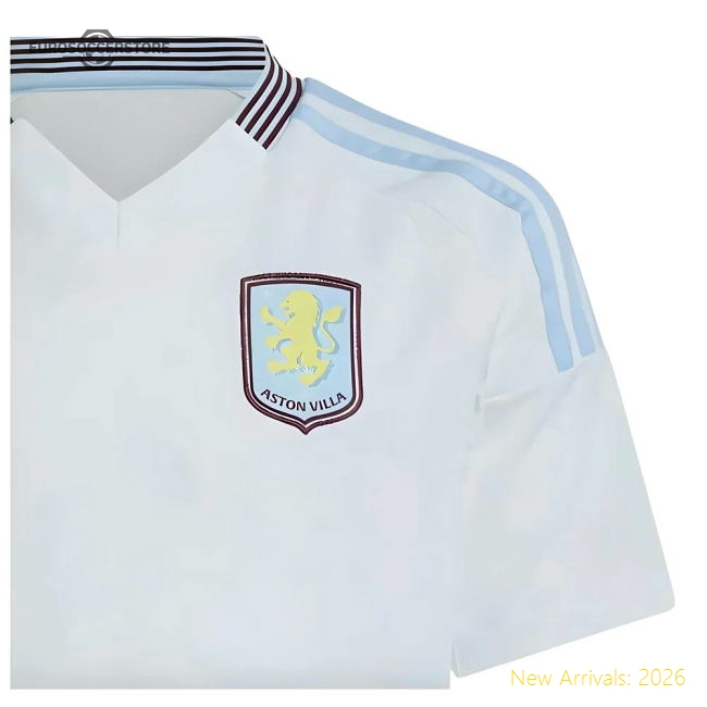 Aston Villa Away Kit 2024-2025 Fan Edition Jersey Game Ready