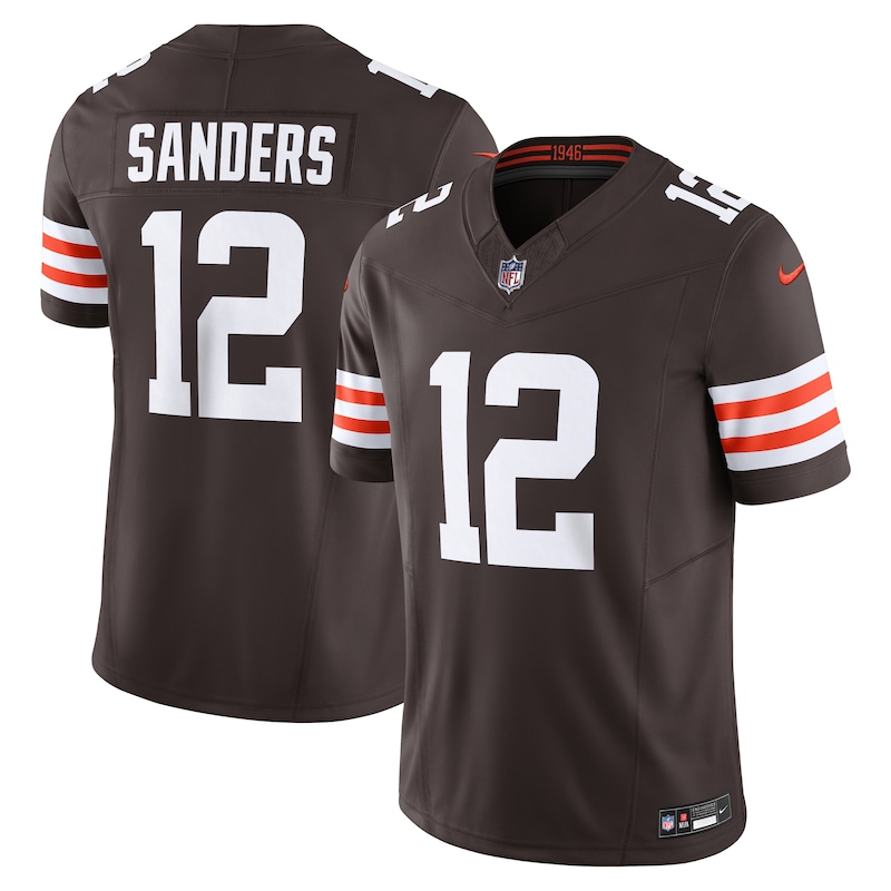 None Shedeur Sanders CLE Browns Championship Pro-Level Jersey