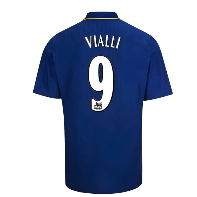 Vialli 9 Vintage 1997-1998 Chelsea Home Vintage Shirt