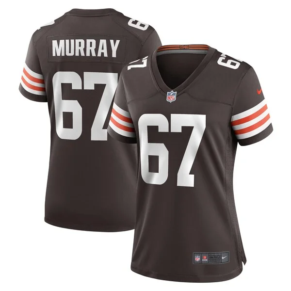 None Justin Murray Game Jersey - Brown | NFL Player Jersey | NFL Footb