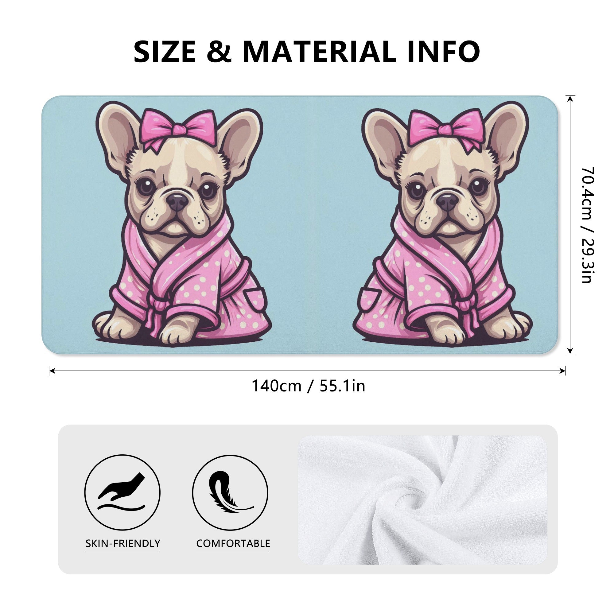 Everyday Street-Ready Gracie - Bath Towel for Casual Outings