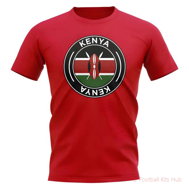 Kenya Football Badge T-Shirt (Red)