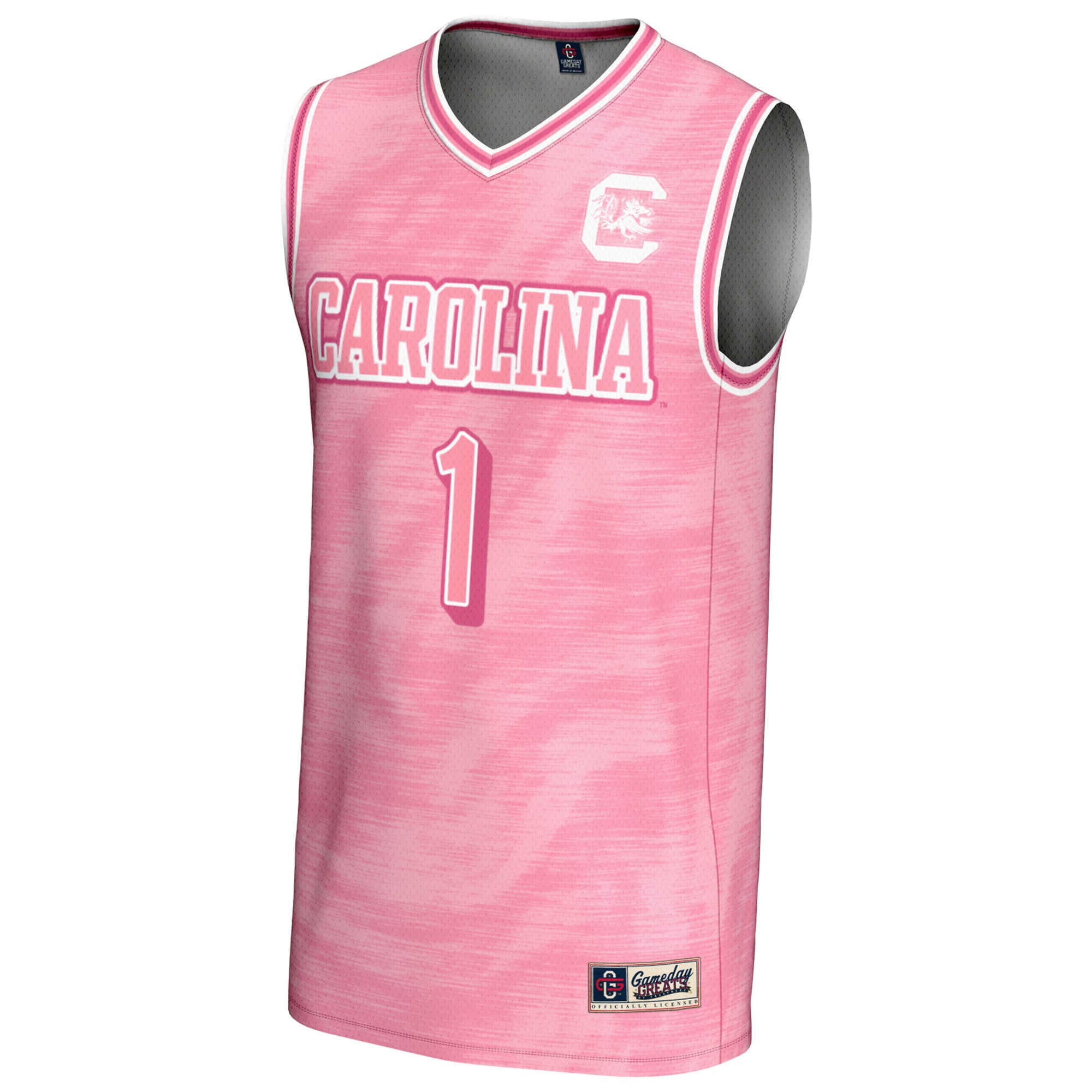 [DDG] South Carolina Gamecocks GameDay Greats Unisex Lightweight Basketball Jersey - Pink