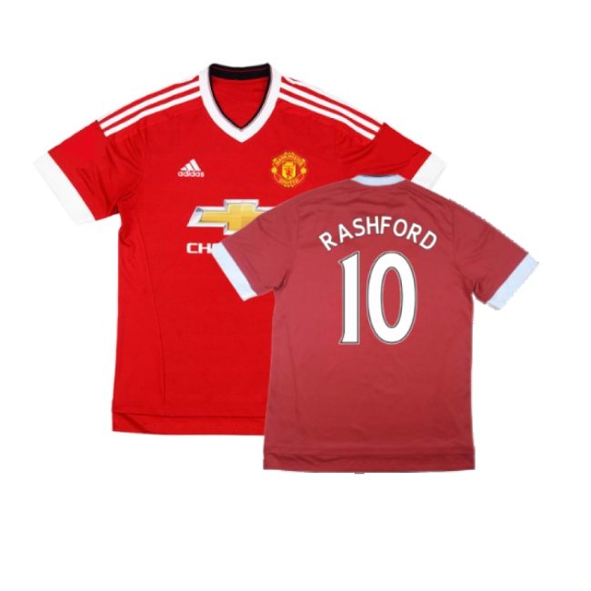Manchester United 2015-16 Home Shirt (Excellent) (Rashford 10)