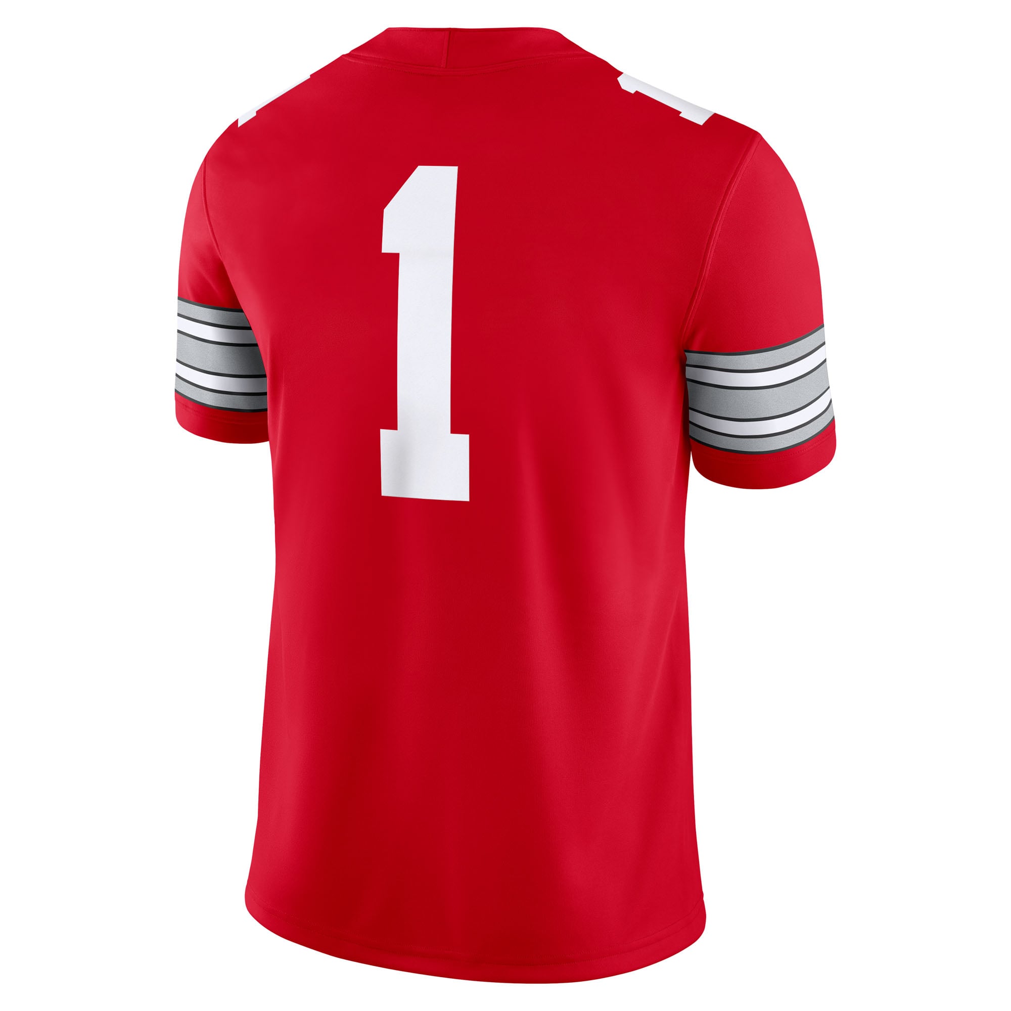 Men's #1 Scarlet Ohio State Buckeyes Home Game Football Jersey