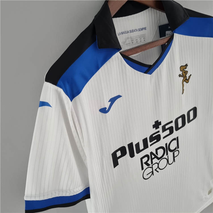 Breathable 2223 Atalanta BC Away White Soccer Jersey Football Shirt