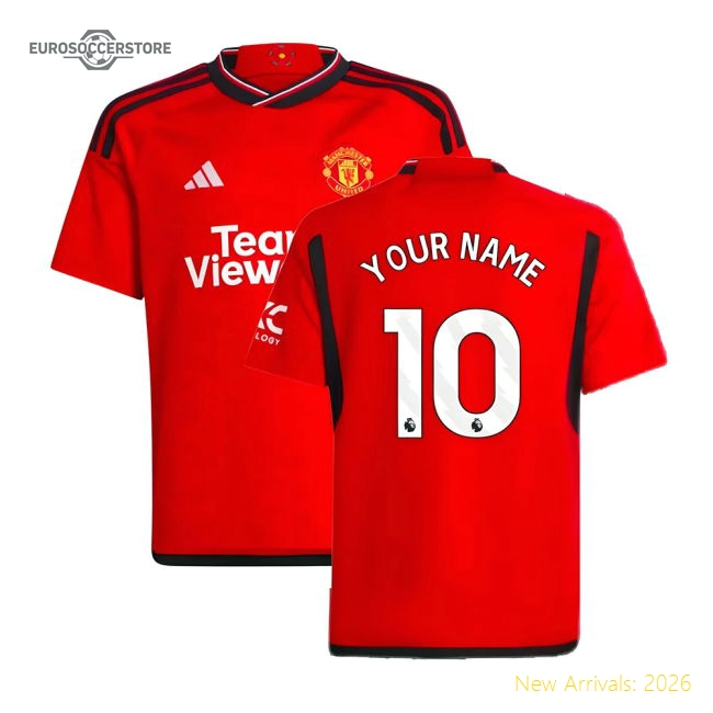 High-quality Man Utd Kids Jersey 2023-2024 Soft-touch Climacool