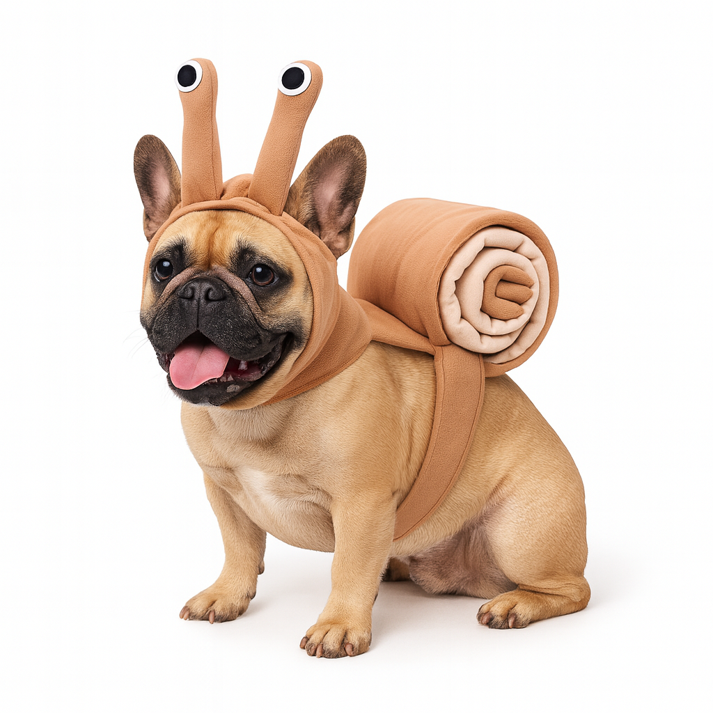 Frenchie-Fan Trailbull Frenchie Snail Costume – Funny Halloween Party...