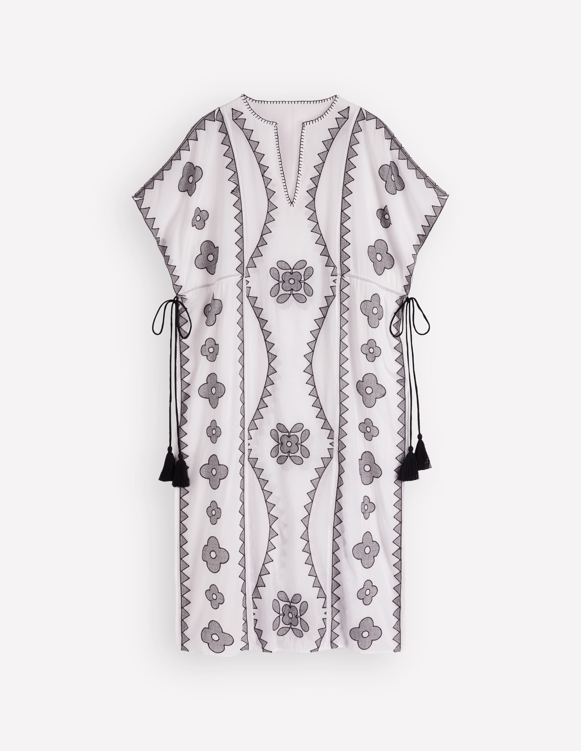 Side Tie Kaftan Dress