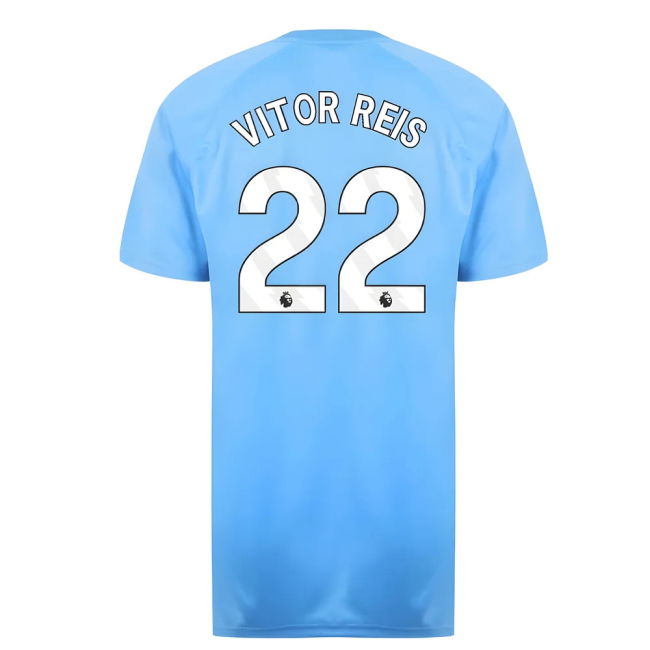Man City 2025-2026 Shirt (Blue) (Vitor Reis 22) (Blue) | Budget Fri...