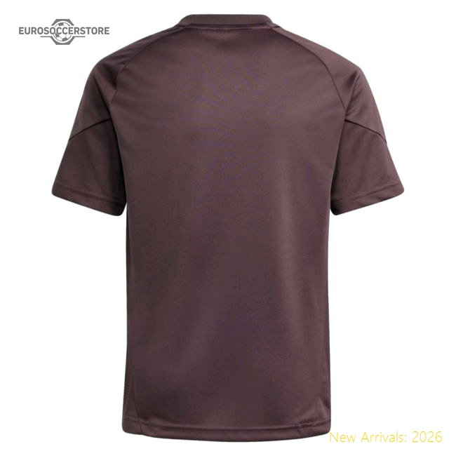 High-Quality 2025-2026 Real Madrid Training Jersey (Shadow Fig) - Kids