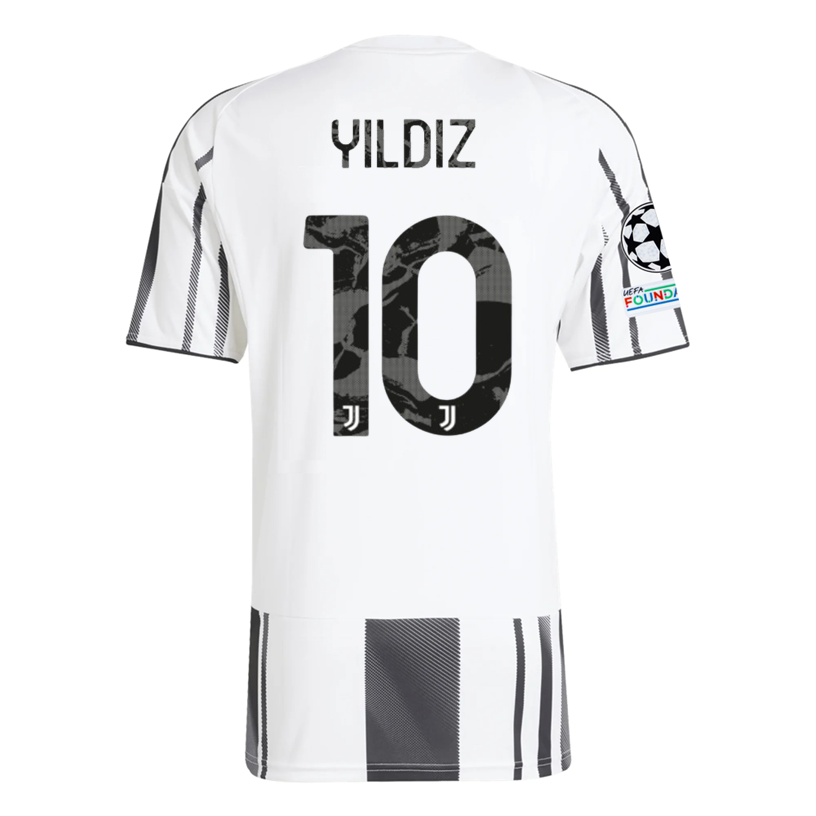 Juventus Yildiz 2025-2026 UCL Home Jersey – Authentic Shirt