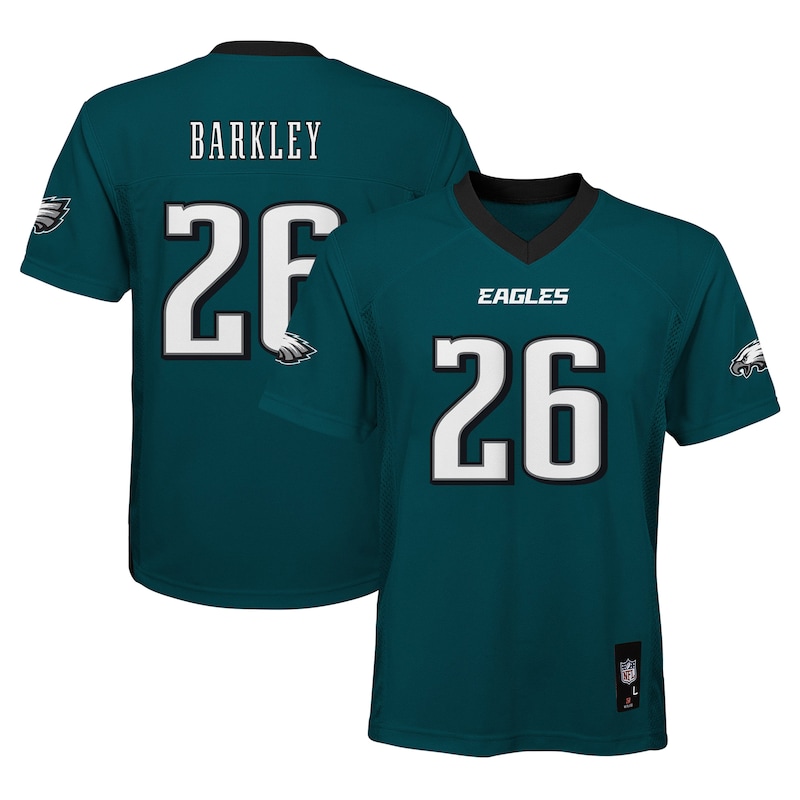 None Saquon Barkley PHI Eagles Iconic Durable Jersey for NFL Fans