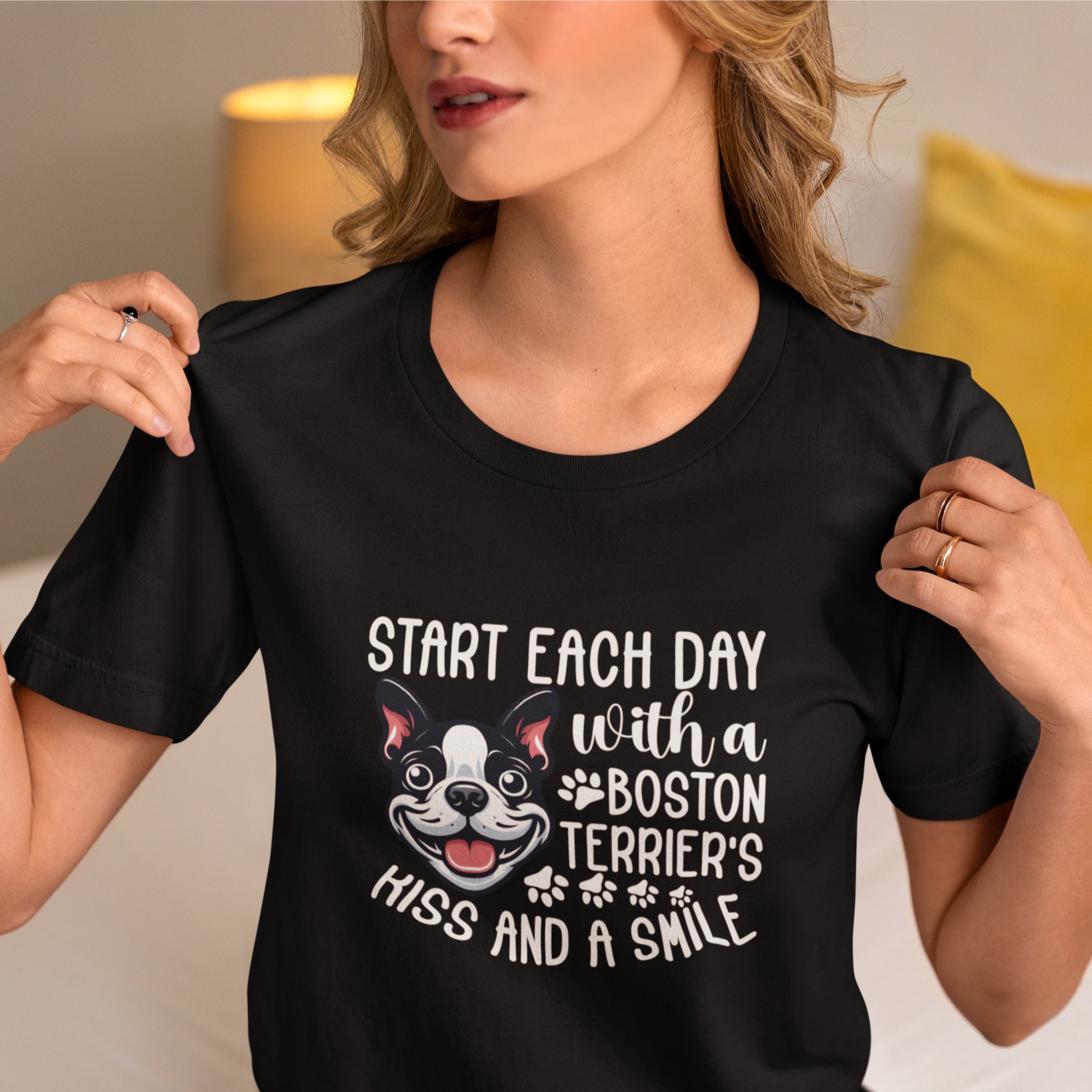 French Bulldog Bowie Unisex Tshirts For Boston Terrier Lovers Durable Dog Item