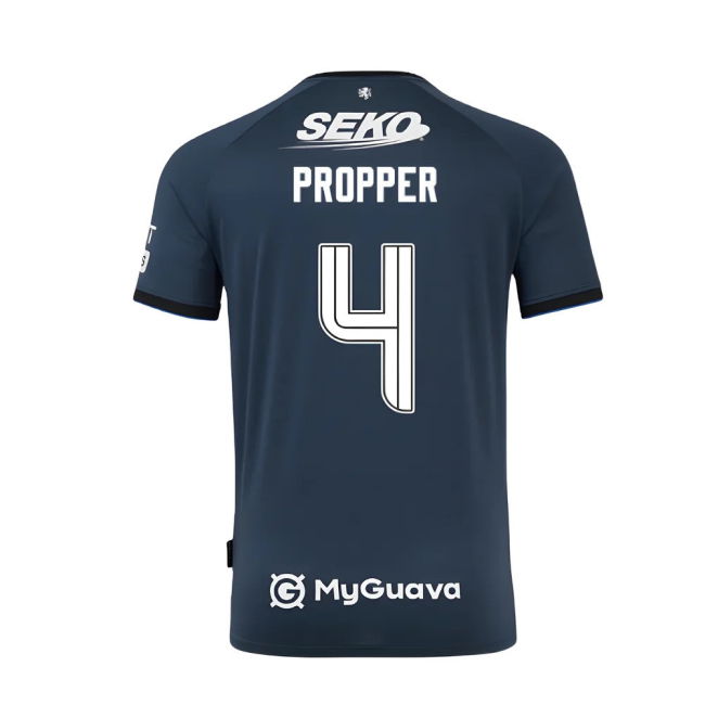 Official 2025-2026 Rangers Third Third Propper 4 With Collector's