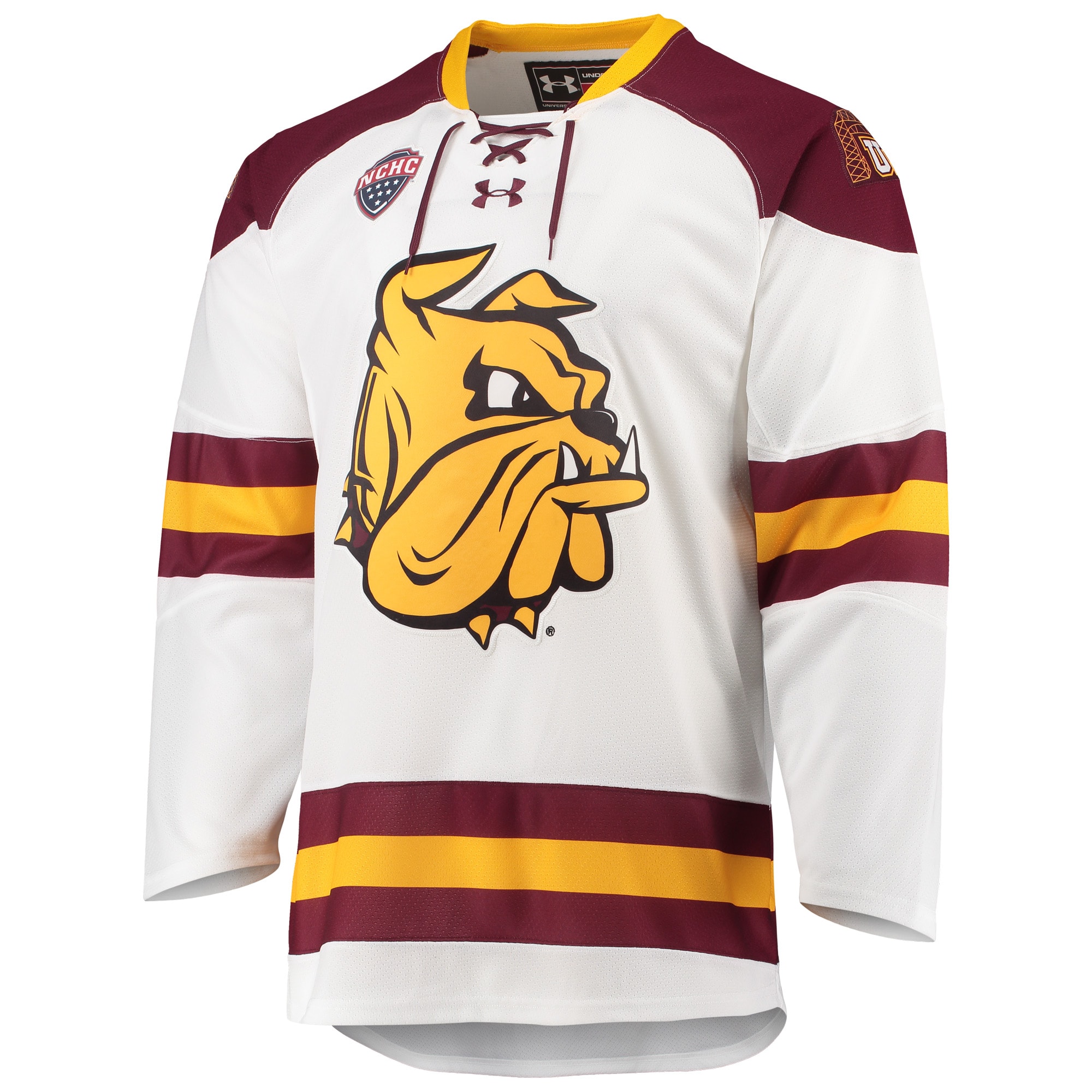 [NJP] Minnesota Duluth Bulldogs Replica Hockey Jersey - White