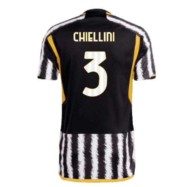 2023-2024 Juve Home Great Deal Shirt (CHIELLINI 3) Moisture Wicking