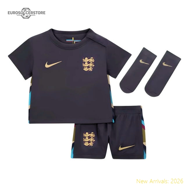 Premium England 2024-2025 Official Away Kit Athletic Ventilation