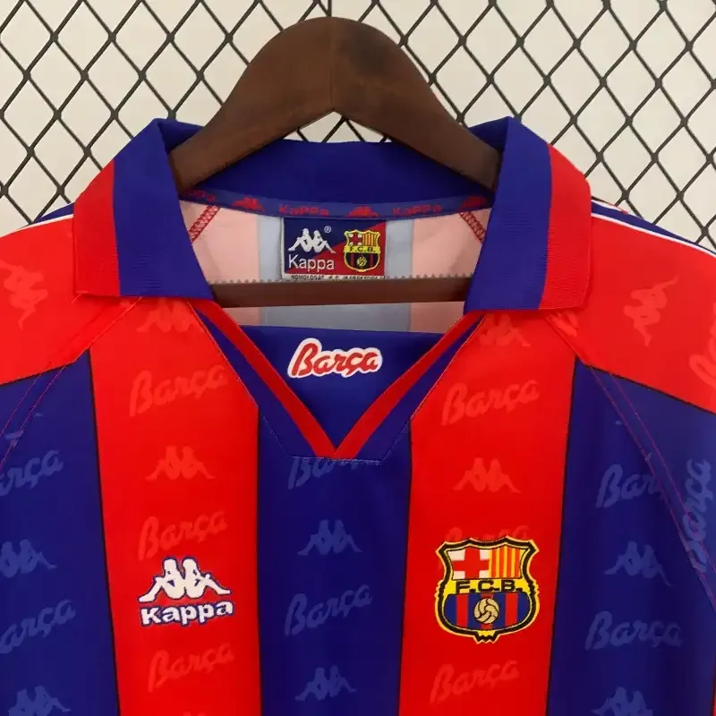 Cheap 1996-1997 Barcelona Long Sleeve Jersey retro kit