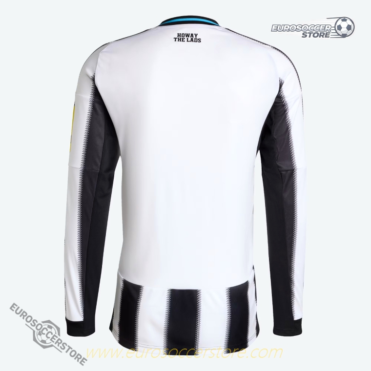 Newcastle United's 25-26 Season Home Long Sleeve Football Jersey