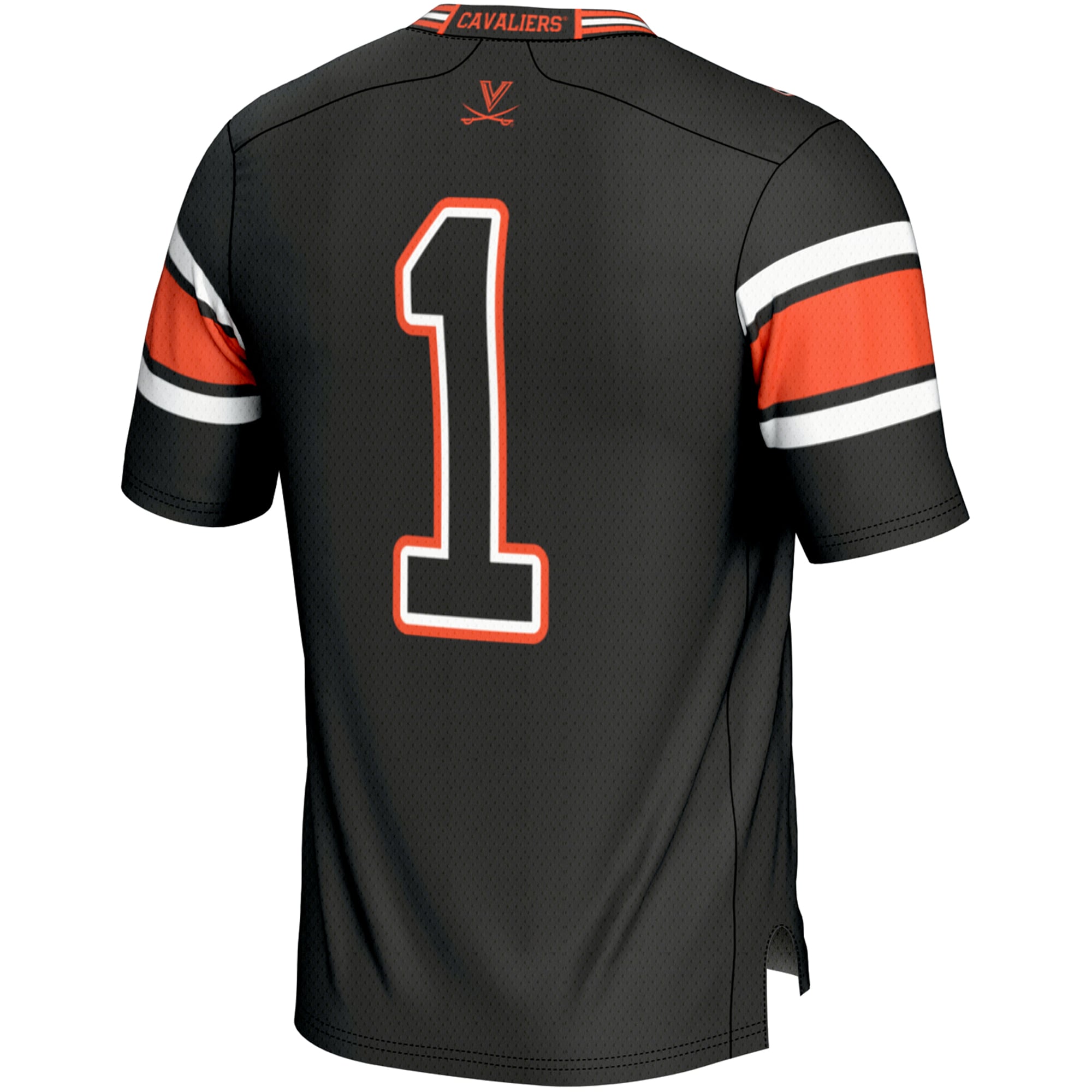 Youth #1 Black Virginia Cavaliers Endzone Football Jersey