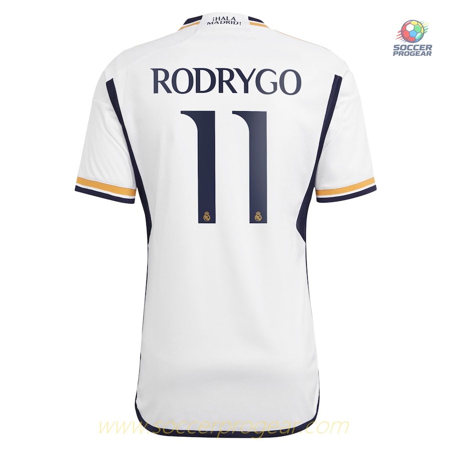 2023 2024 RODRYGO REAL MADRID La Liga HOME KIDS KIT JERSEY